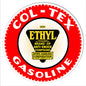 Col Tex Ethyl Gasoline Motor Oil 14x14