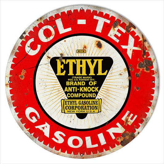 Col Tex Gasoline Motor Oil 30x30