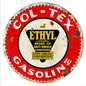 Col Tex Gasoline Motor Oil 14 x 14