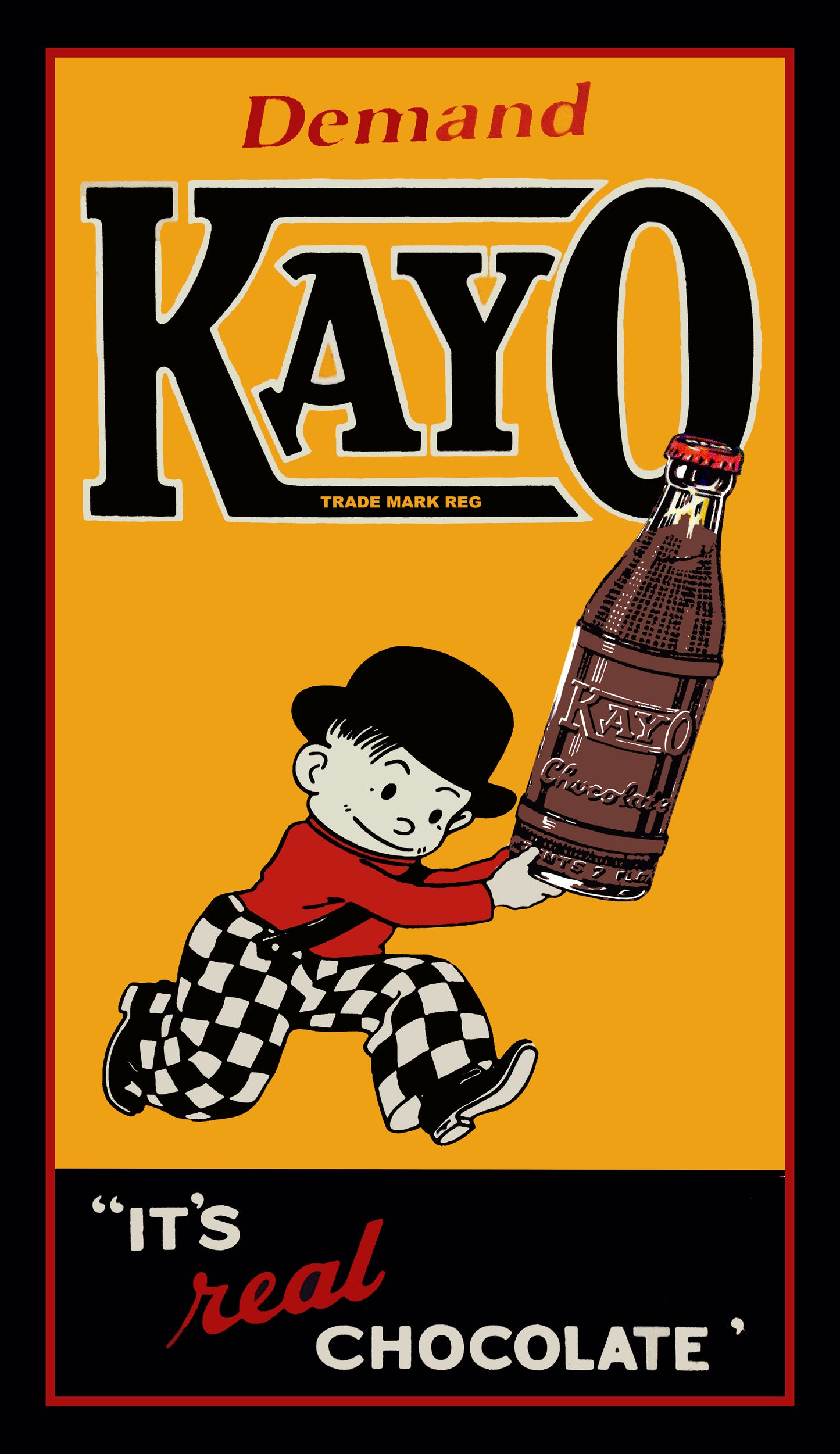 Kayo Real Chocolate Drink Country 8×14