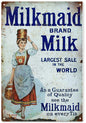 Milkmaid Brand Milk 12x18