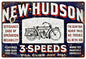New Hudson 3 Speed Motor Bike 12x18