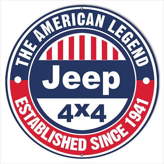 American Legend 1941 Vintage Style Metal Sign 18 x 18