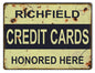 Richfield Credit Cards Gas Station 9×12