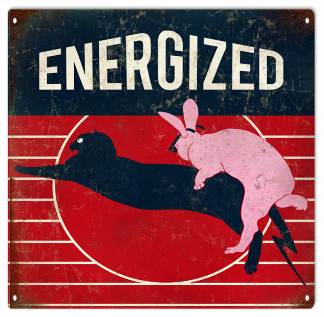 Energized Bunny 12x18