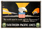Southern Pacific Lines Railroad 12×18