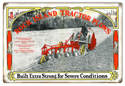Rock Island Tractor Farm Equipment 12×18