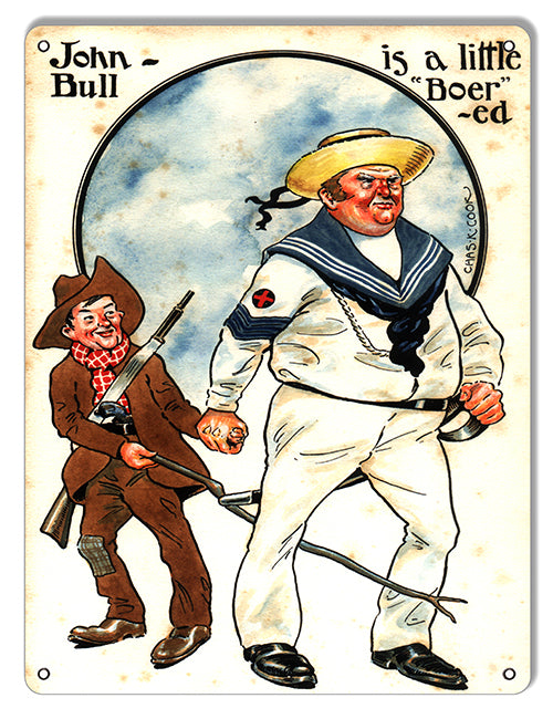 John Bull Is A Little Boer ed 9×12