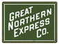 Great Northern Express Co. Railroad 9×12