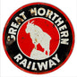Great Northern Railroad Herald 14 x 14
