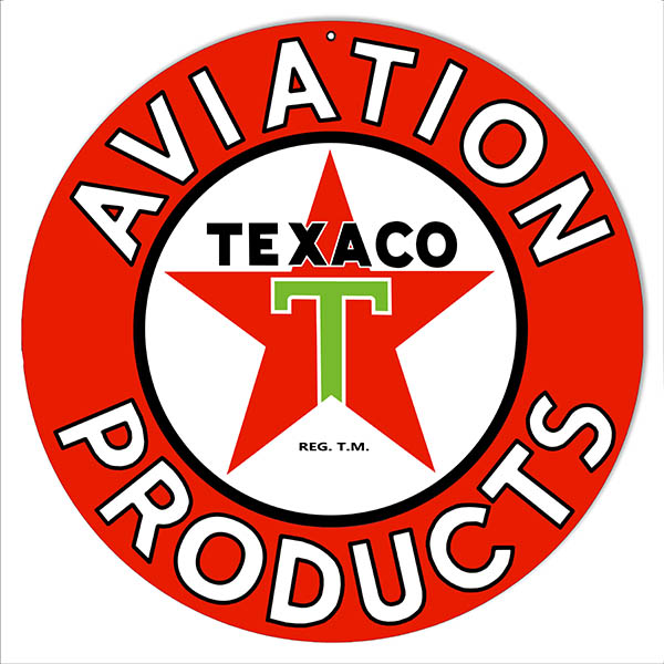 Aviation Texaco Products Gas Station 14x14