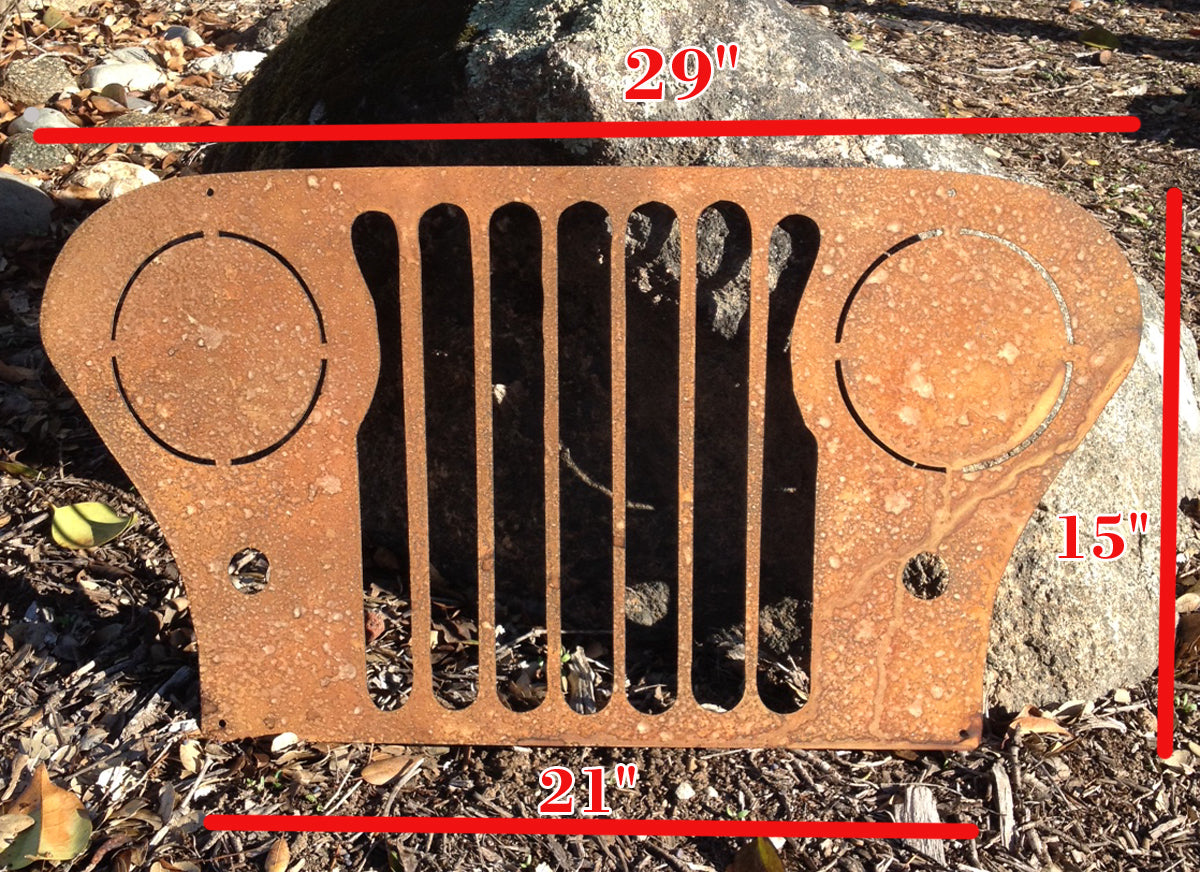 Jeep Rusty Front End 15×29