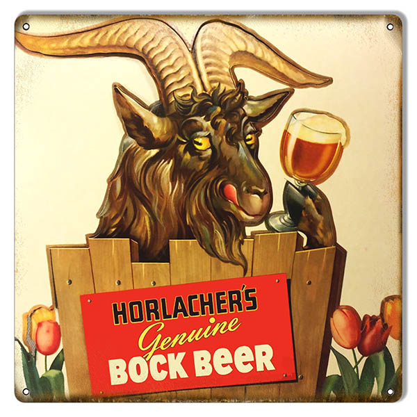 Horlachers Genuine Bock Beer Bar 12×12