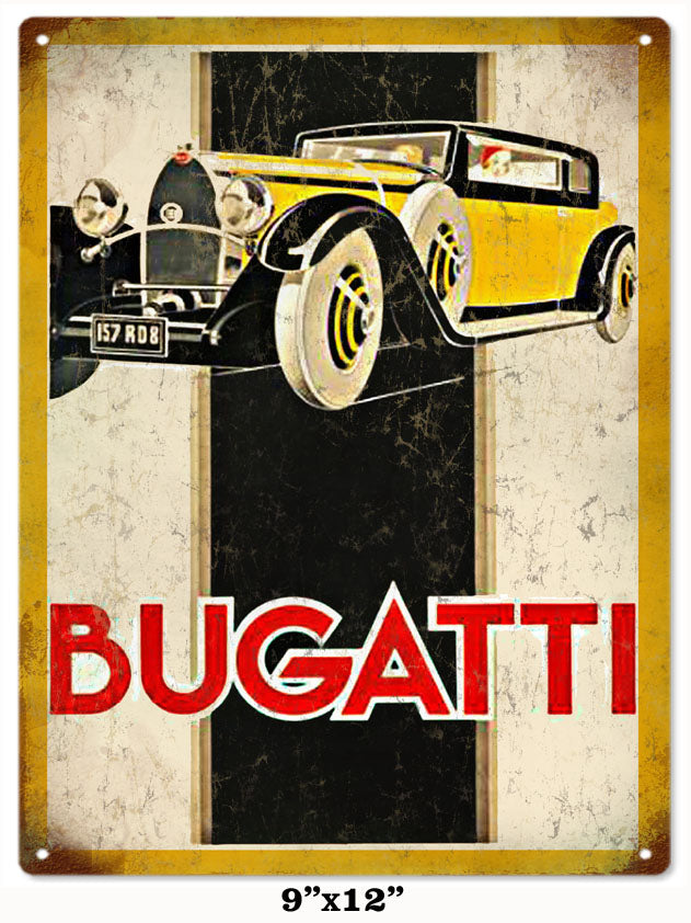 Bugatti Car 9×12