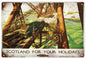 Scotland For Your Holidays Railroad 12×18