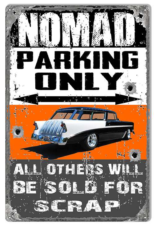 Nomad Parking Faux Bullet Holes 12x18