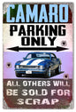 Camaro Parking Faux Bullet Holes 12x18
