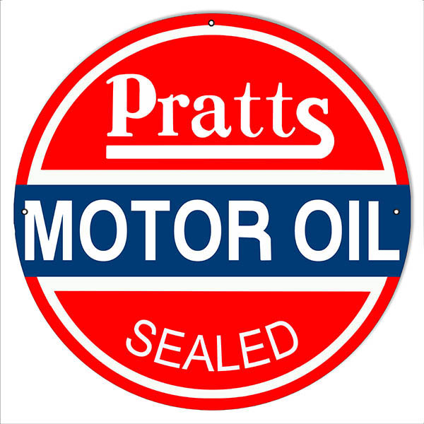 Pratts Gas Station Oil 24 x 24