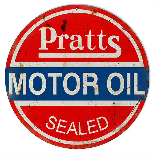 Motor Oil And Gas Station Pratts 14x14