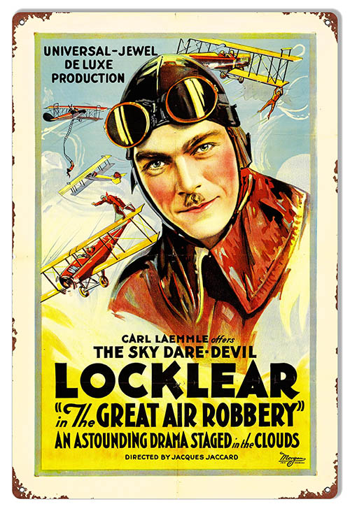 The Great Air Robbery Classic Movie 12×18