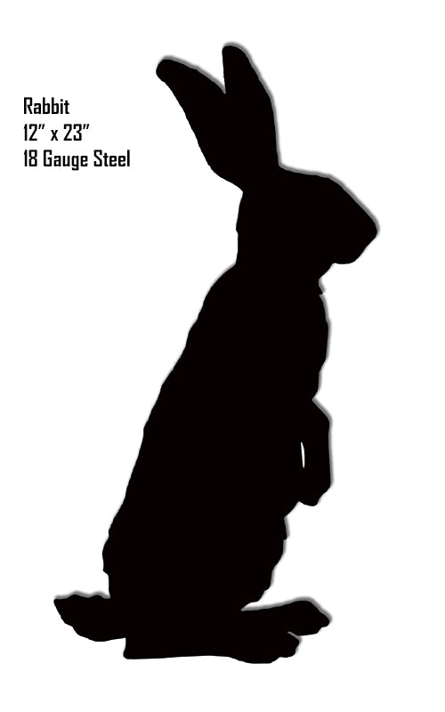 Rabbit Animal Silhouette 12×23