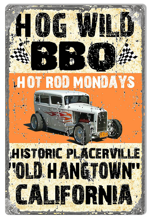 Hog Wild BBQ 12×18