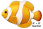 Yellow And White Tropical Fish 10×16