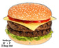 Juicy Hamburger Bar 8×10