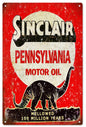 Sinclair Pennsylvania Motor Oil 12x18