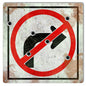 No Right Turn 12×12