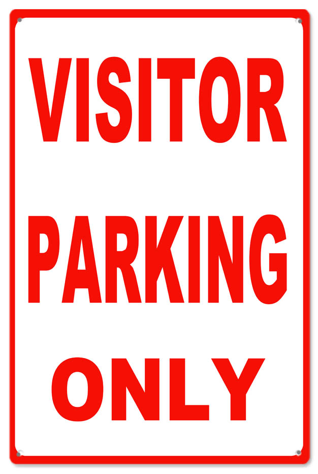 Visitor Parking Only 12x18