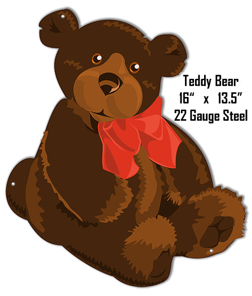 Teddy Bear Animal 13.5×16