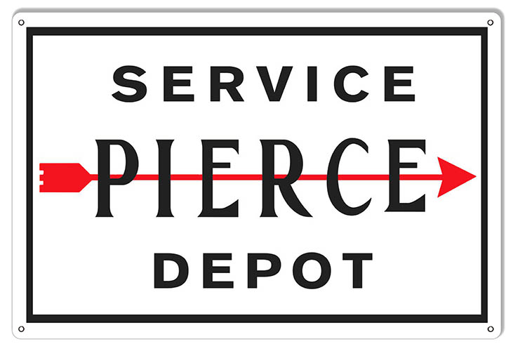 Pierce Service Depot Gas Station 12×18
