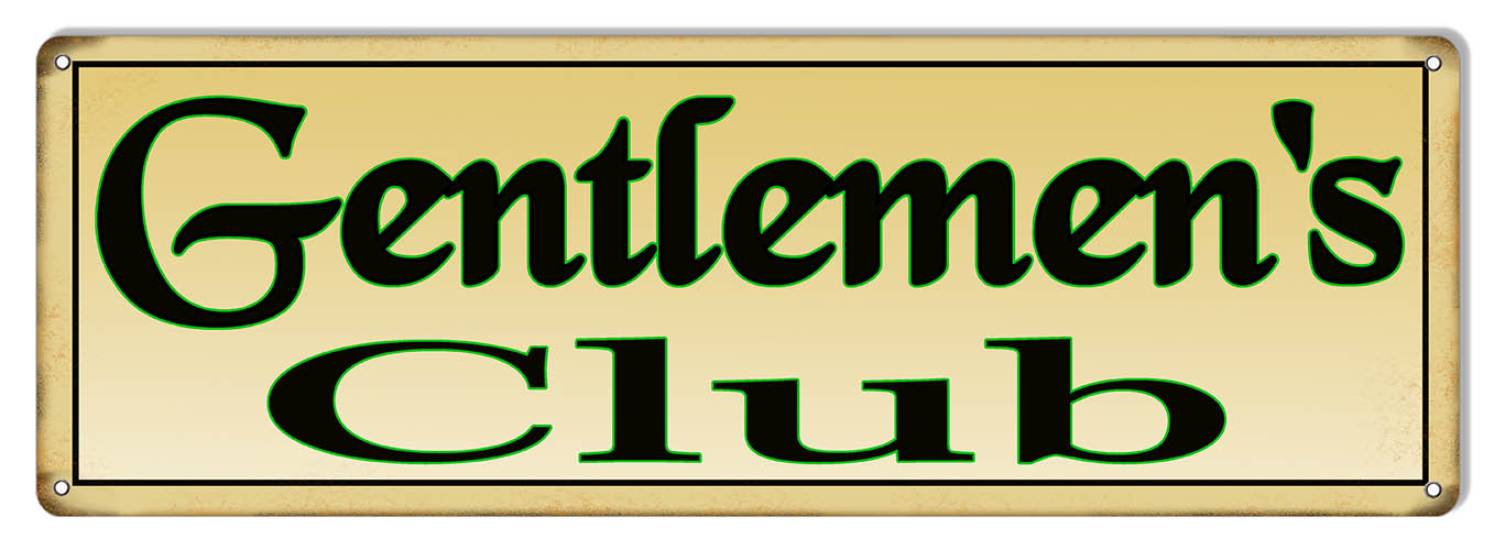 Gentlemen’s Club Bar 6×18