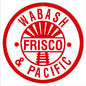 Wabash Frisco Pacific Railroad 14 x 14