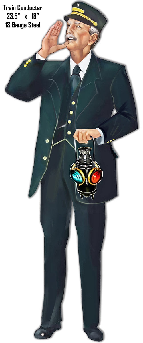 Train Conductor 18×23.5