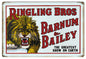 The Greatest Show Ringling Bros Circus 12×18