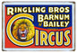 Blue And Red Ringling Bros Circus 12×18