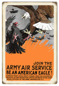 American Eagle Army Services Military 12×18