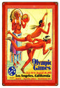 Santa Fe Olympic Games Railroad 12×18