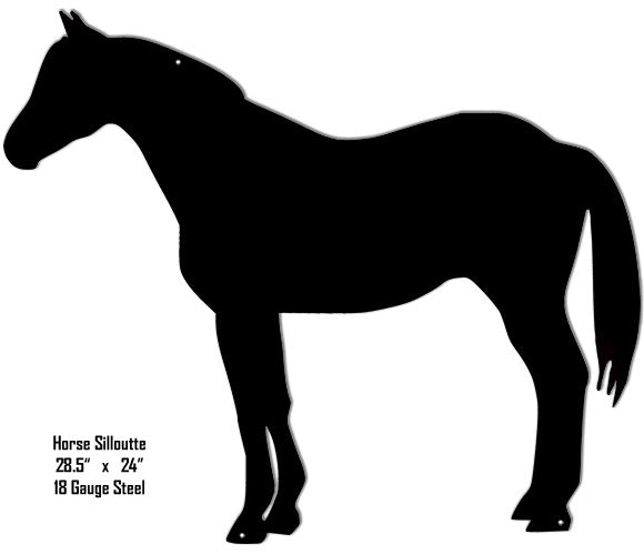 Horse Silhouette 24×28.5
