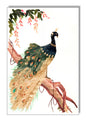 1920 Silk Art Peacock 12×18