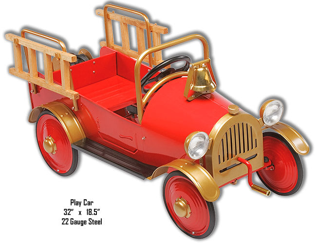 Red Play Car 18.5×32