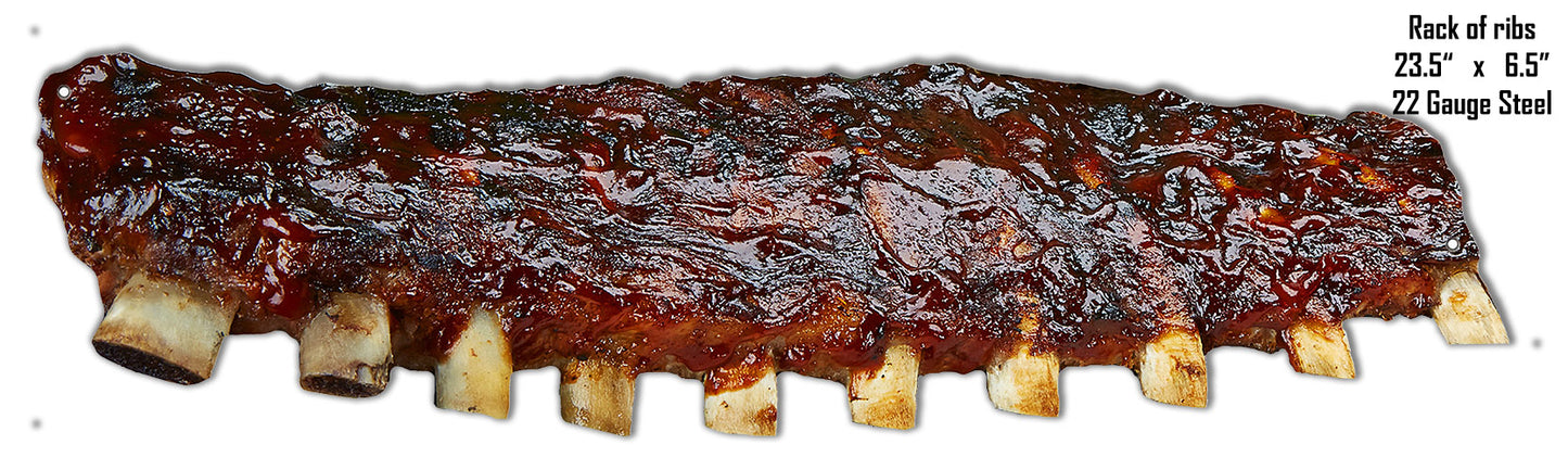 Rack Of Ribs 6.5×23.5