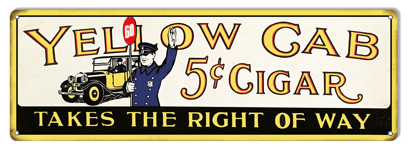 Yellow Cab Cigar 6×18