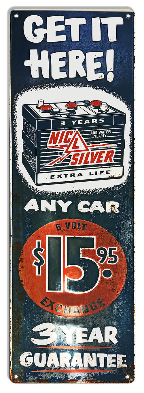 Nic L Silver Battery 15.95 8×24