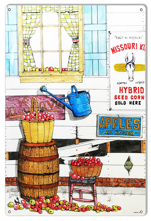Apples Country Store 12×18
