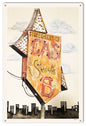 Store Gas Save Money Gas Station 12×18