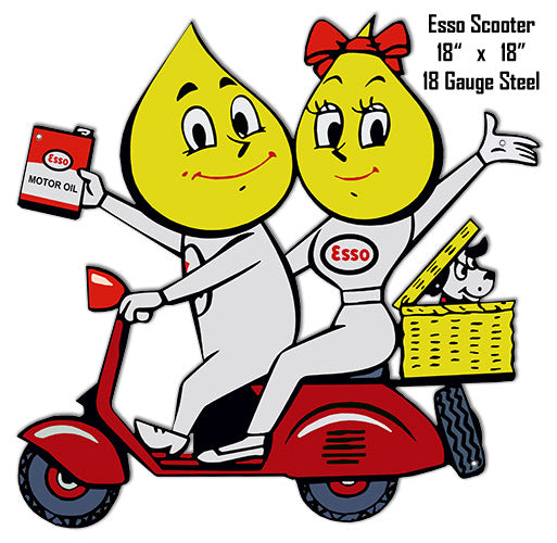 ESSO Motor Scooter 18×18