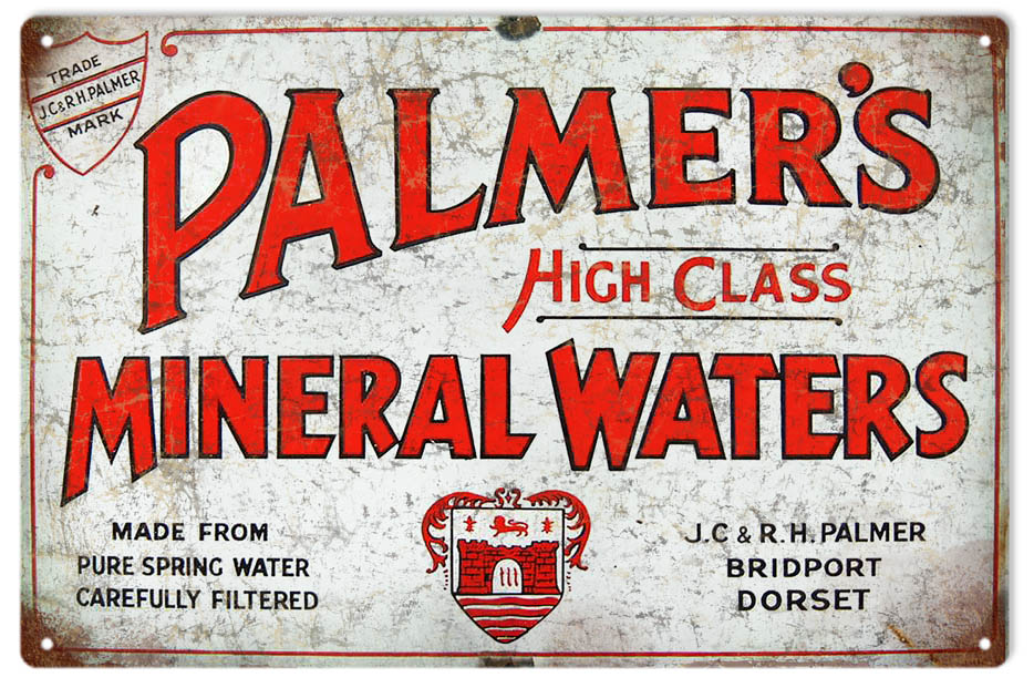 Palmers Mineral Water 12×18